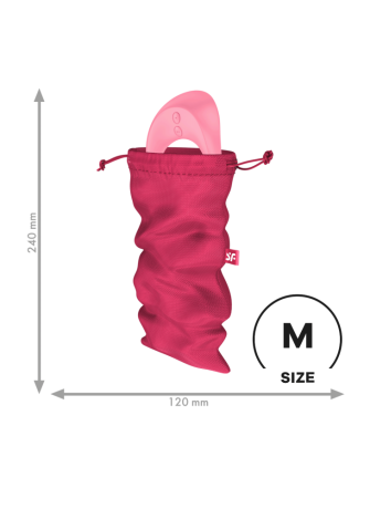 Sac de rangement sextoys rose taille M Treasure Bag Satisfyer - CC597879